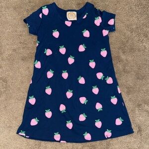 TBBC Girls Polly Play Strawberry Print Dress Size 6